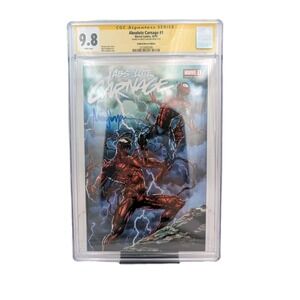 Absolute Carnage #1 CGC 9.8 SS Mico Suayan Slabbed Heroes Variant Signed 2019